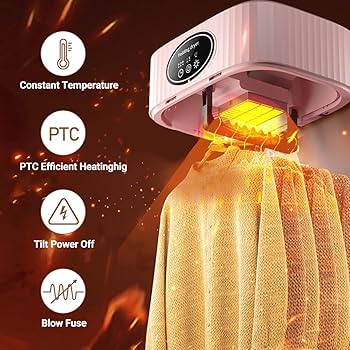 Portable 2-in-1 Clothes Dryer & Ironer