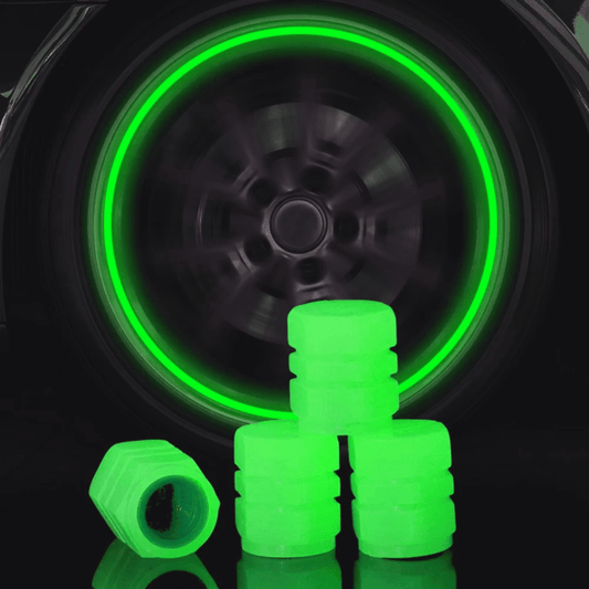 🚗 Luminous Car Tire Valve Caps – Glow in Style! ✨