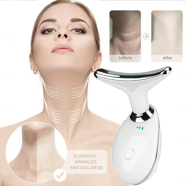LED Neck & Face Beauty Device – Ultimate Facial Massager for Radiant Skin